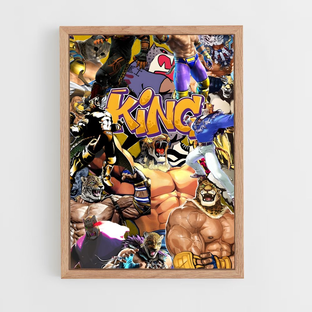 Poster Le Roi des Combats – affiche Tekken (vue 4)